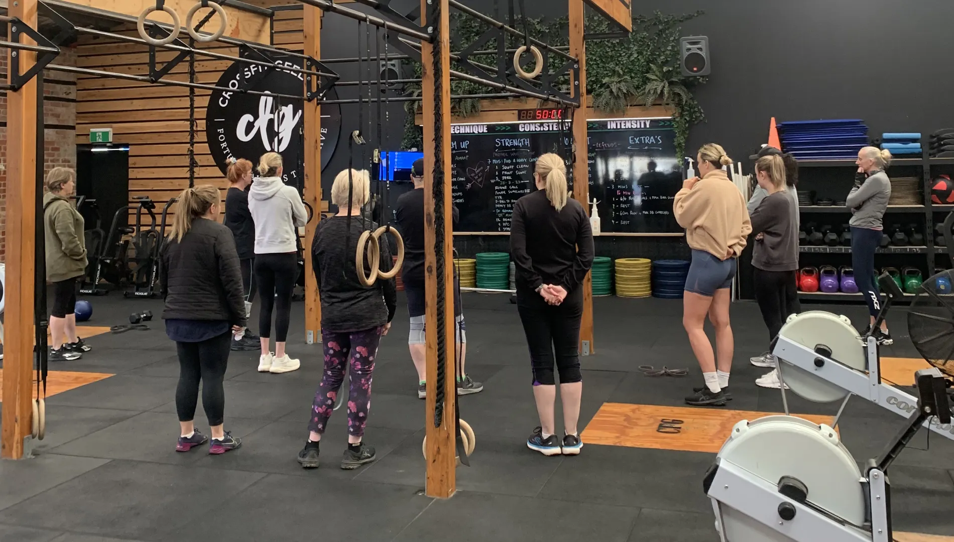 girls in gym